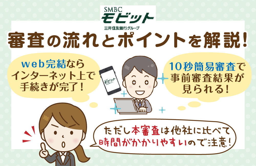 SMBCモビットの審査の流れと、その注意点