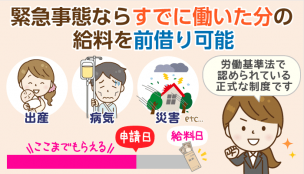 給料の前借りってできる？緊急出費なら会社は応じる義務がある！