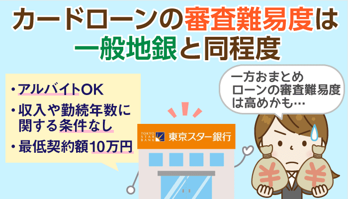 審査 銀行 お まとめ 東京 スター ローン 【東京スター銀行おまとめローンの審査基準6つ】審査に落ちた理由からハードルを読み解く