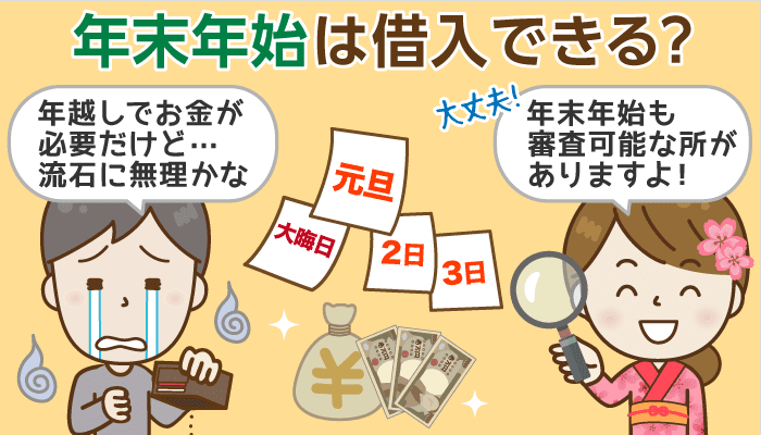 【2022年→2023年版】年末年始の即日融資＆追加キャッシング対応状況一覧