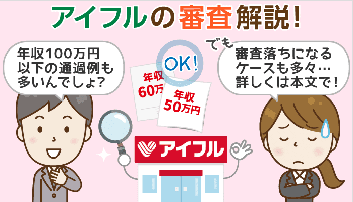 アイフルの審査は甘い？年収50万円で通過した人と審査落ちした人の違い、審査結果が来ないときの対処方法