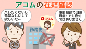 アコムに聞いた！勤務先への在籍確認は「電話一本」で回避出来る可能性がある：家族にはバレない？