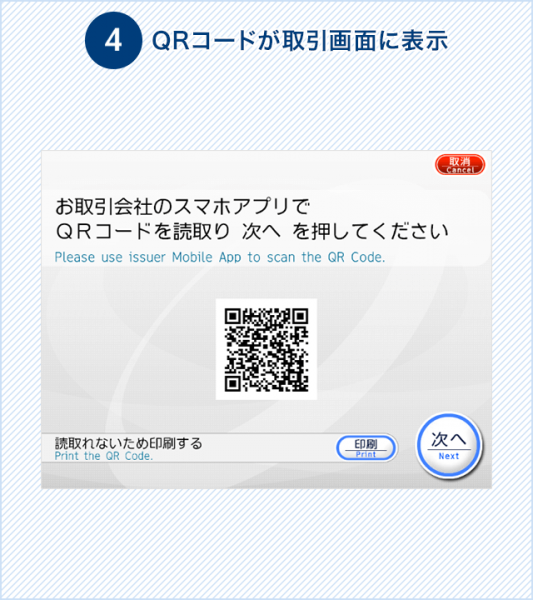 QRコード表示